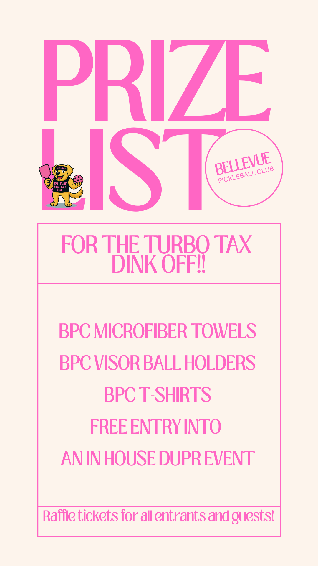 Prize List